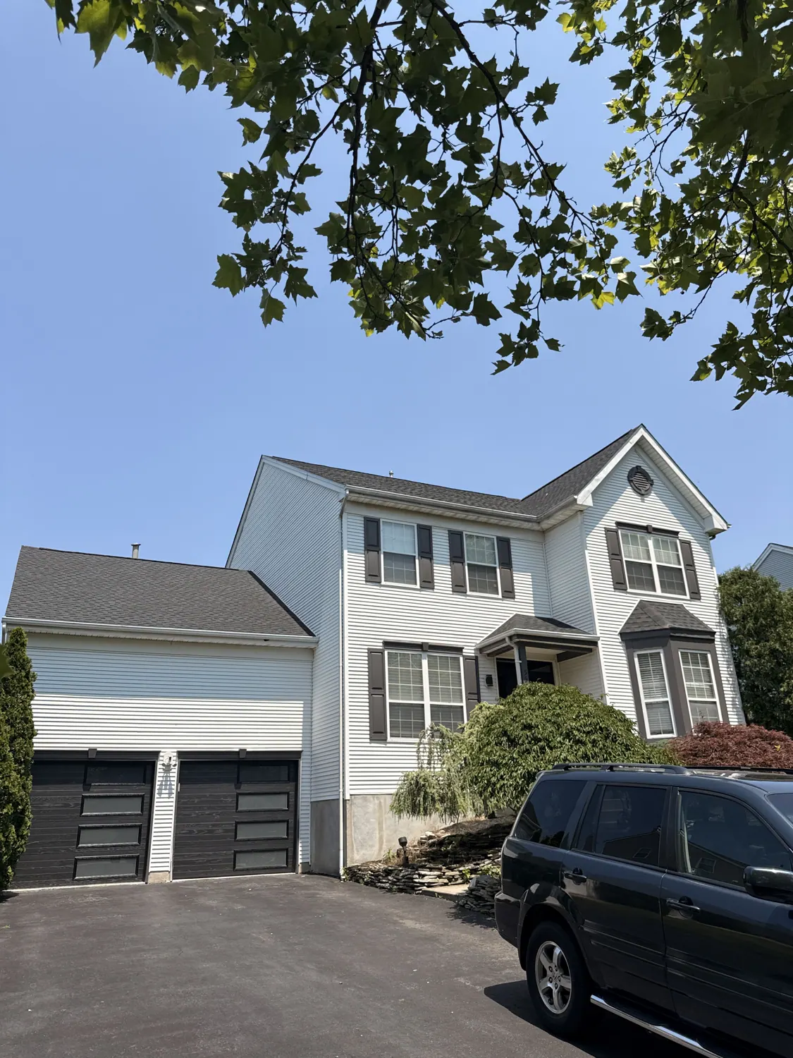 House exterior after washing
